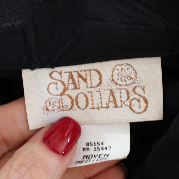 Sand Dollars, Black Sheer Womens long shirt - Picture 8 of 11